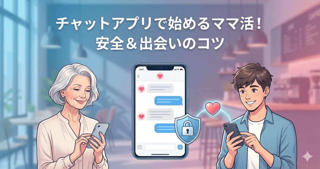 チャットアプリでママ活はできる？出会いやすさと安全にやり取りするコツ